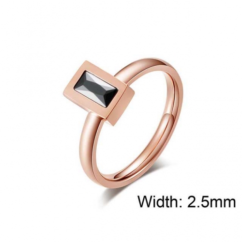 Wholesale Stainless Steel 316L Small CZ Rings NO.#SJ12R0238MD