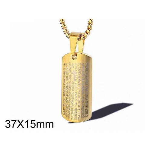 Wholesale Stainless Steel 316L Scripture Series Pendants Without Chain NO.#SJ10P030