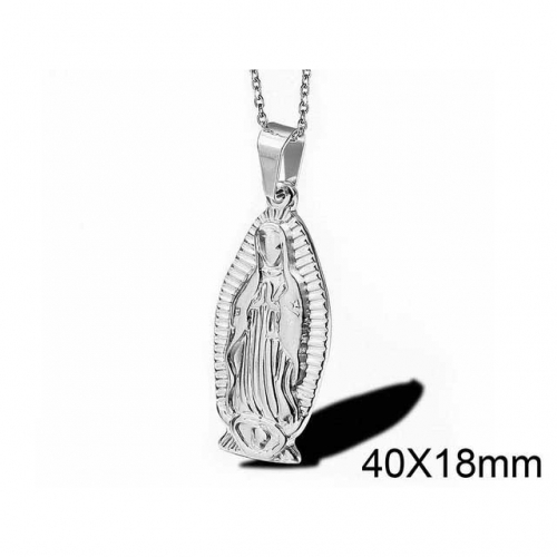 Wholesale Stainless Steel 316L Virgin Saints Pendants Without Chain NO.#SJ10P041