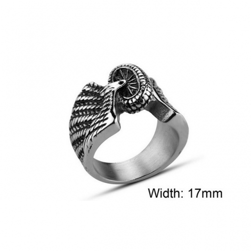 Wholesale Stainless Steel 316L Fashion Rings NO.#SJ8R0078HKR