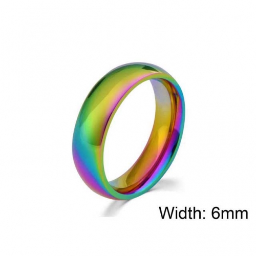 BaiChuan Wholesale Stainless Steel 316L Multi-Color Rings NO.#SJ12R0047LLF