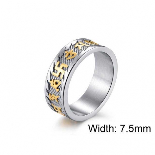 Wholesale Stainless Steel 316L Rings Have Font NO.#SJ12R0003PD