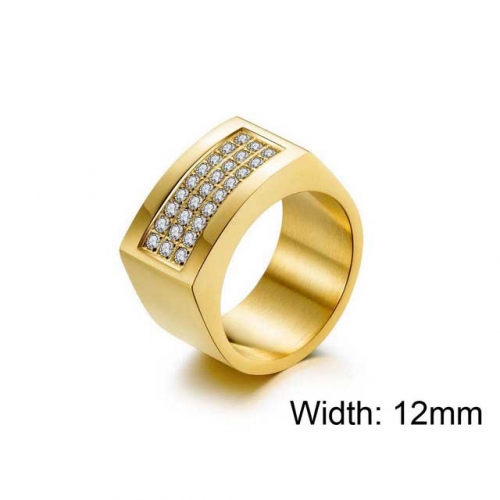 Wholesale Stainless Steel 316L Small CZ Rings NO.#SJ12R0008HPD