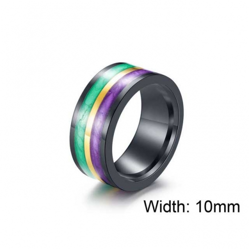 BaiChuan Wholesale Stainless Steel 316L Multi-Color Rings NO.#SJ12R0216HJL