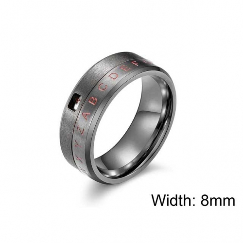 Wholesale Stainless Steel 316L Rings Have Font NO.#SJ12R0010HJL