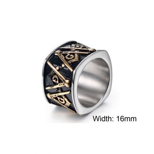 BC Jewelry Stainless Steel 316L Religion Rings NO.#SJ7R0003HLR