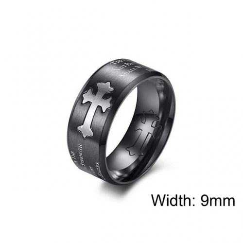 BC Wholesale Stainless Steel 316L Religion Rings NO.#SJ12R0022HHW