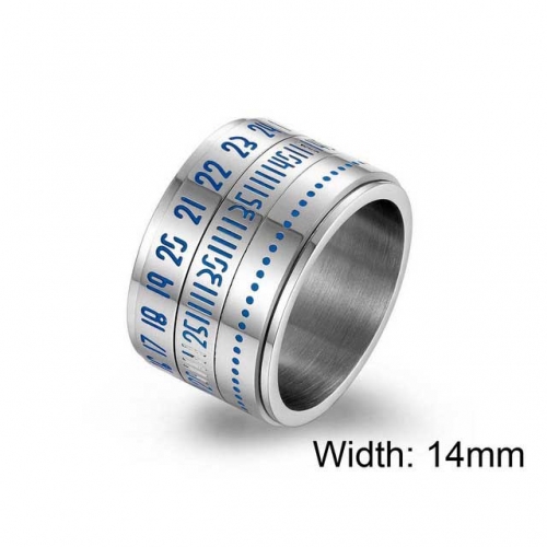 Wholesale Stainless Steel 316L Rings Rotatable NO.#SJ12R0125HID