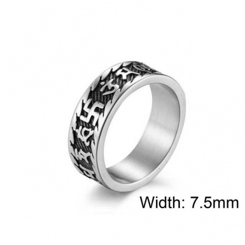 Wholesale Stainless Steel 316L Rings Have Font NO.#SJ12R0002PL