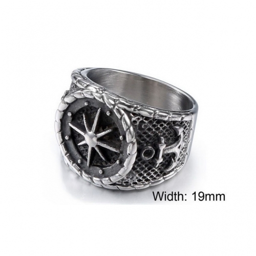 Wholesale Stainless Steel 316L Star Rings NO.#SJ7R0049HMR