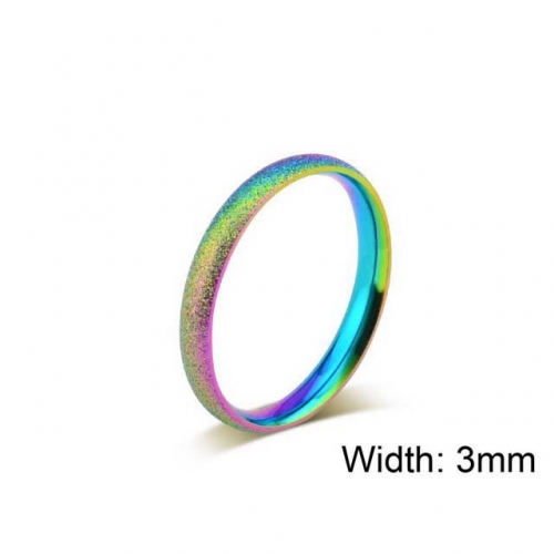 BaiChuan Wholesale Stainless Steel 316L Multi-Color Rings NO.#SJ12R0083MD