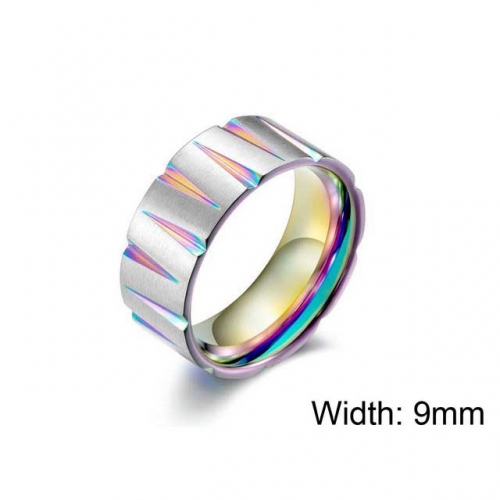 BaiChuan Wholesale Stainless Steel 316L Multi-Color Rings NO.#SJ12R0035PP