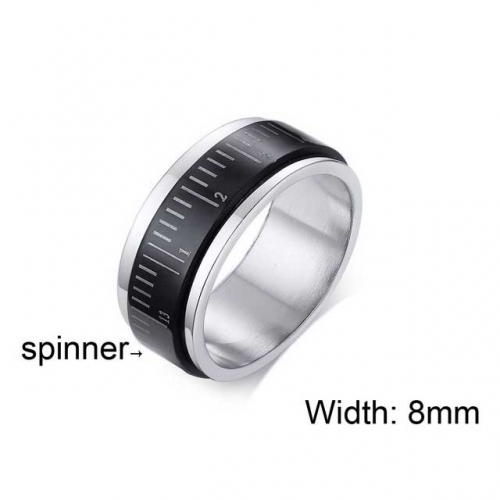 Wholesale Stainless Steel 316L Multifunction Rings Rotatable NO.#SJ11R0092NL