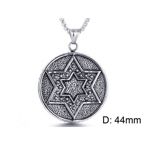 BC Wholesale Stainless Steel 316L Star Pendants Without Chain NO.#SJ6P0193HLE