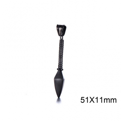 Wholesale Stainless Steel 316L Fashion Pendants Without Chain NO.#SJ34P0232HDL