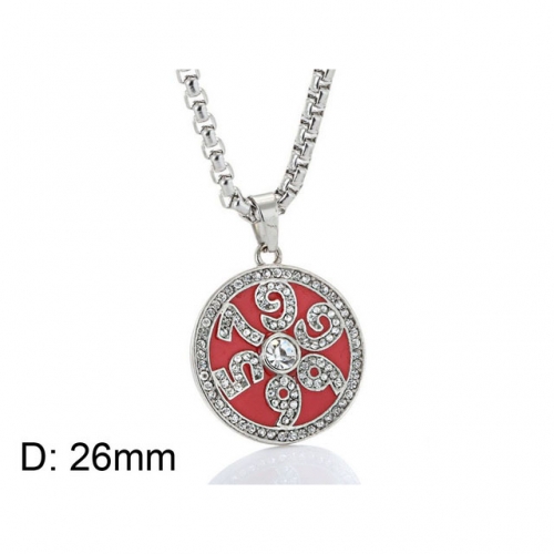 Wholesale Stainless Steel 316L CZ Pendants Without Chain NO.#SJ6P0318IJE