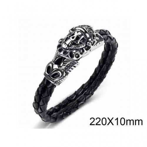 BC Wholesale Jewelry Fashion Leather Bracelet NO.#SJ35B017