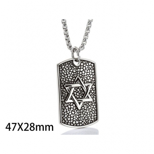 BC Wholesale Stainless Steel 316L Star Pendants Without Chain NO.#SJ6P0237HKE