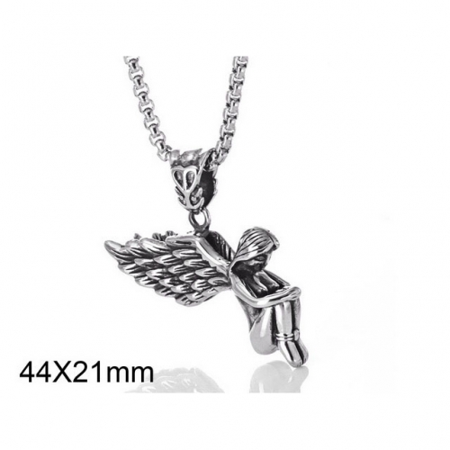 Wholesale Stainless Steel 316L Angel Pendant Without Chain NO.#SJ6P0013HLL