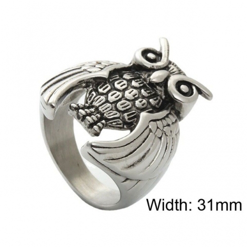 BC Wholesale Stainless Steel 316L Animal Shape Rings NO.#SJ6R280