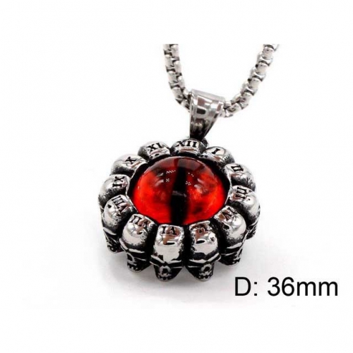 Wholesale Stainless Steel 316L Evil Eye Pendants Without Chain NO.#SJ15P002