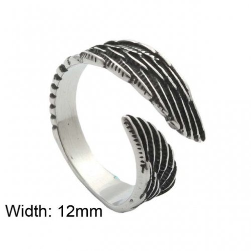 Wholesale Stainless Steel 316L Fashion Rings NO.#SJ6R346