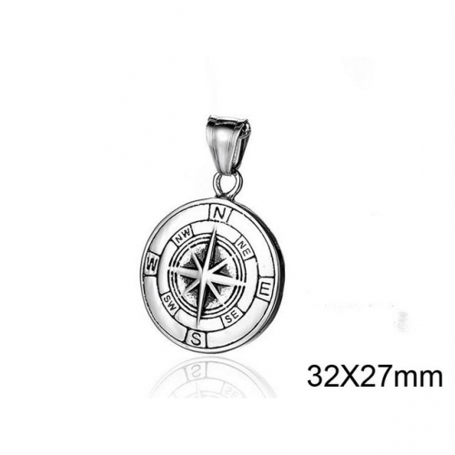 Wholesale Stainless Steel 316L Popular Pendants Without Chain NO.#SJ34P0057HHW