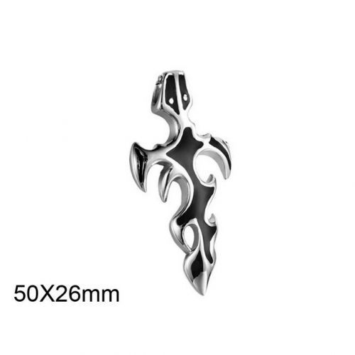 Wholesale Stainless Steel 316L Fashion Pendants Without Chain NO.#SJ34P0236HHD