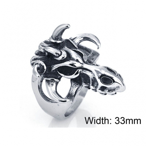 BC Wholesale Stainless Steel 316L Animal Shape Rings NO.#SJ6R014