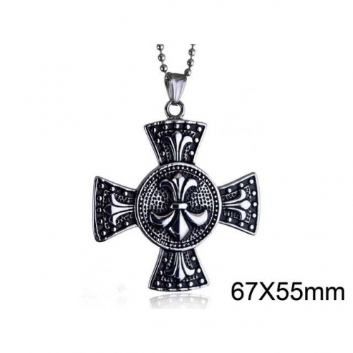 Wholesale Stainless Steel 316L Cross Pendants Without Chain NO.#SJ33P039