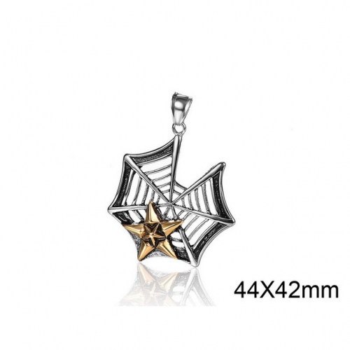 BC Wholesale Stainless Steel 316L Star Pendants Without Chain NO.#SJ34P0136HJL