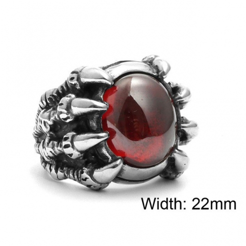 Wholesale Stainless Steel 316L Evil Eye Rings NO.#SJ6R031