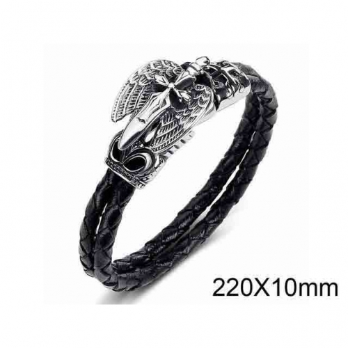 BC Wholesale Jewelry Fashion Leather Bracelet NO.#SJ35B016