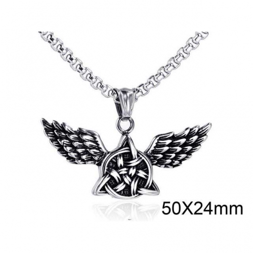 Wholesale Stainless Steel 316L Feather Pendants Without Chain NO.#SJ9P040