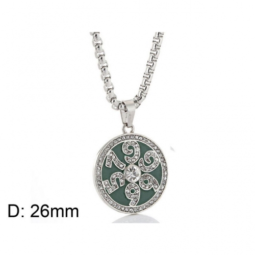 Wholesale Stainless Steel 316L CZ Pendants Without Chain NO.#SJ6P0319IJE