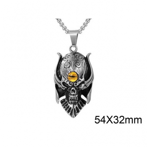 Wholesale Stainless Steel 316L Evil Eye Pendants Without Chain NO.#SJ15P034