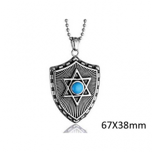 BC Wholesale Stainless Steel 316L Star Pendants Without Chain NO.#SJ33P021