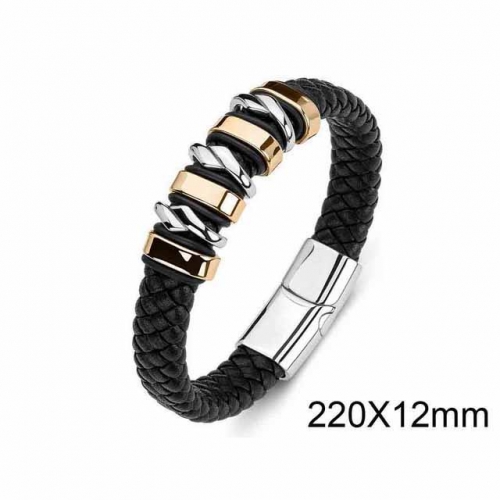 BC Wholesale Jewelry Fashion Leather Bracelet NO.#SJ35B127