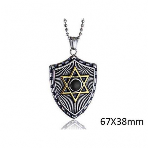 BC Wholesale Stainless Steel 316L Star Pendants Without Chain NO.#SJ33P020