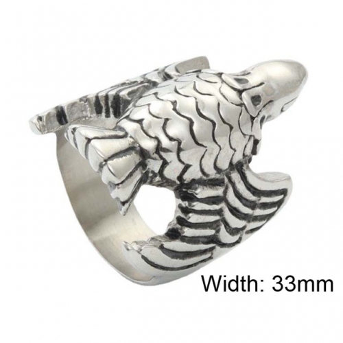 BC Wholesale Stainless Steel 316L Animal Shape Rings NO.#SJ6R301