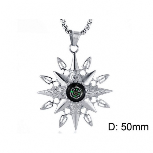 BC Wholesale Stainless Steel 316L Star Pendants Without Chain NO.#SJ6P0092HMS