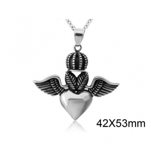 Wholesale Stainless Steel 316L Feather Pendants Without Chain NO.#SJ15P122