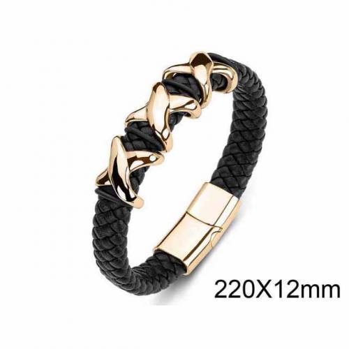 BC Wholesale Jewelry Fashion Leather Bracelet NO.#SJ35B150