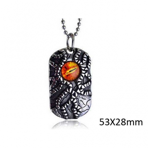 Wholesale Stainless Steel 316L Evil Eye Pendants Without Chain NO.#SJ33P001