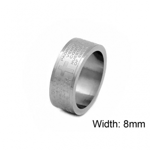 Wholesale Stainless Steel 316L Font Rings NO.#SJ25R008