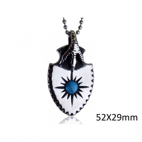 BC Wholesale Stainless Steel 316L Star Pendants Without Chain NO.#SJ33P028