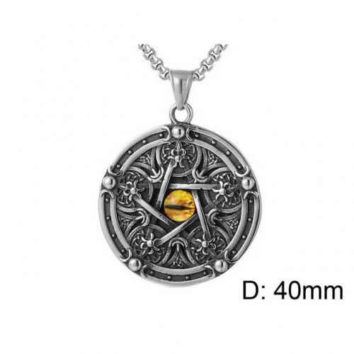 Wholesale Stainless Steel 316L Evil Eye Pendants Without Chain NO.#SJ15P041