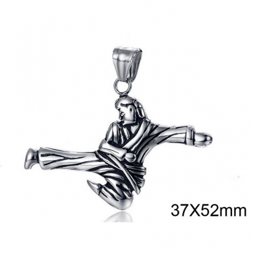 Wholesale Stainless Steel 316L Fashion Pendants Without Chain NO.#SJ34P0225PE