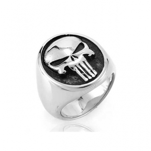 BC Wholesale Stainless Steel 316L Skull Rings NO.#SJ31R052