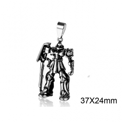 Wholesale Stainless Steel 316L Fashion Pendants Without Chain NO.#SJ34P0229PD